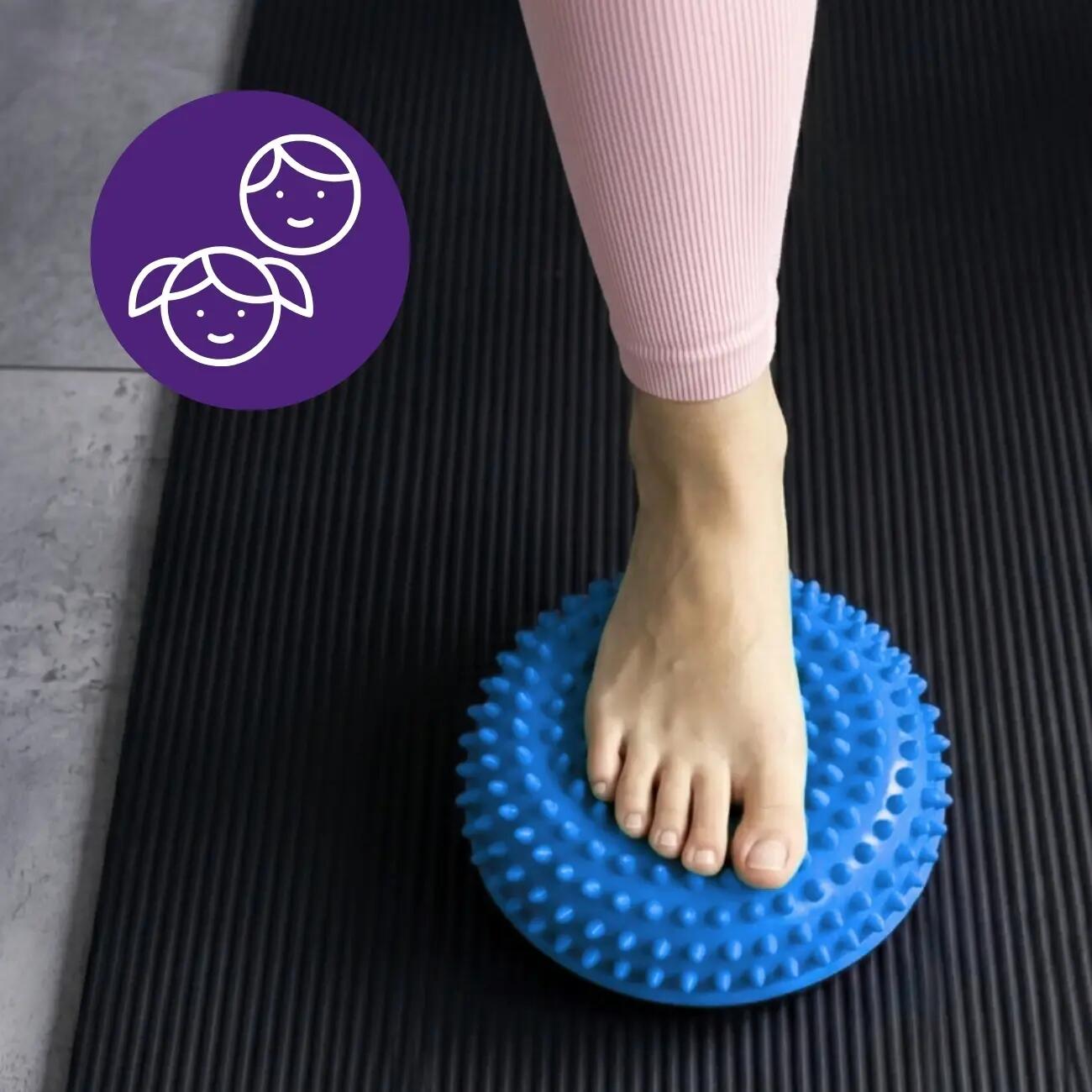 Półkula sensoryczna z wypustkami do masażu rehabilitacji ćwiczeń równowagi DrFit 5/7