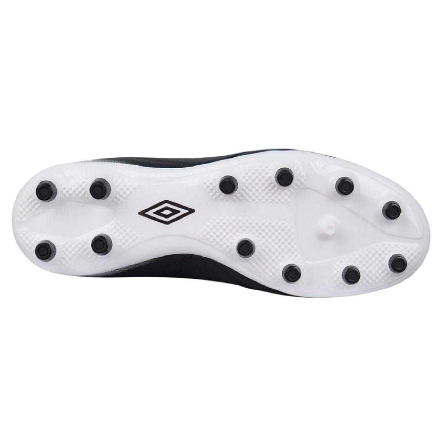 Chaussures De Foot Pour Terrain Ferme CALCIO Femme (Noir / Blanc) 4/4