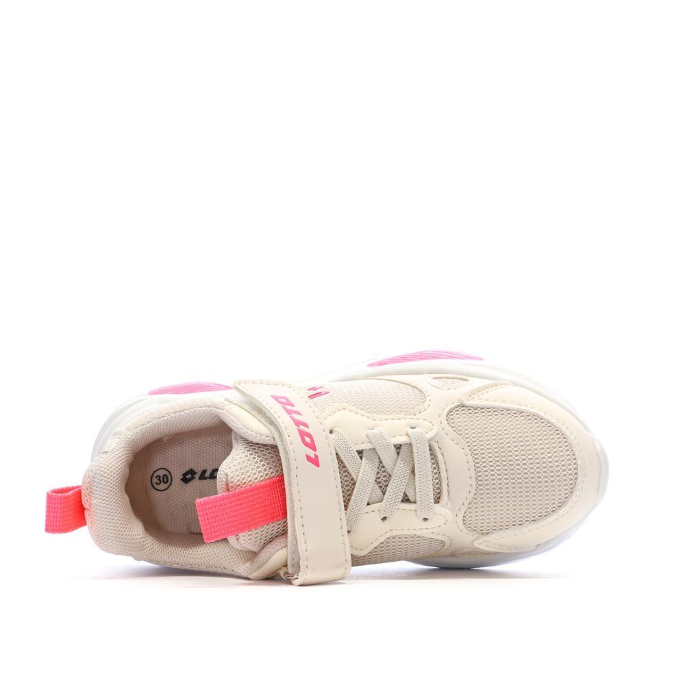 Baskets Rose/Blanches Garçon Lotto Bologna 4/7