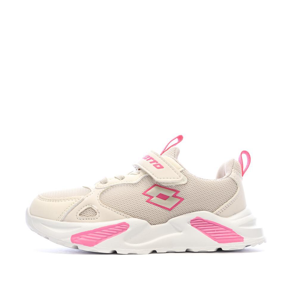 Baskets Rose/Blanches Garçon Lotto Bologna 1/7