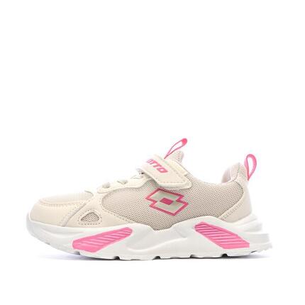 Baskets Rose/Blanches Garçon Lotto Bologna
