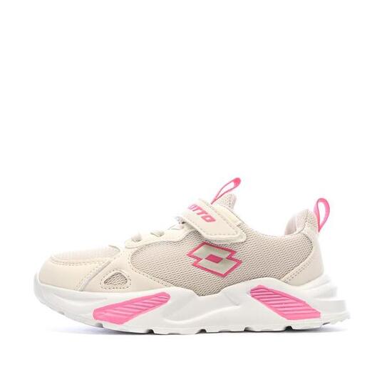 Baskets Rose/Blanches Garçon Lotto Bologna