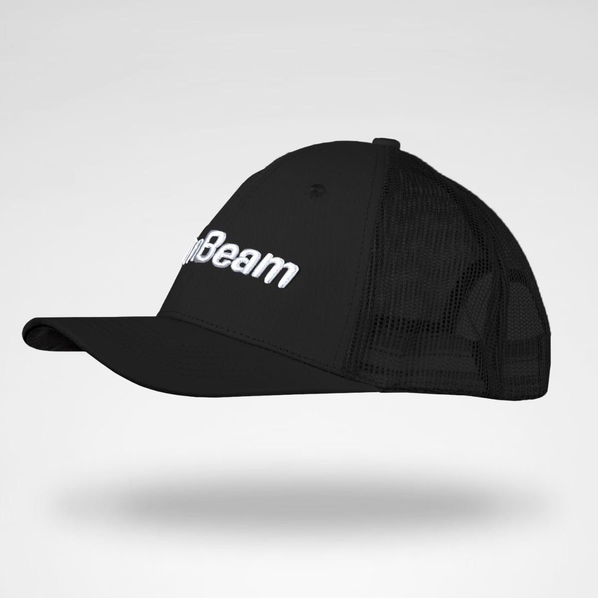 Bejsbolówka unisex fitness z wentylacją czarna Mesh Panel Cap 2/2