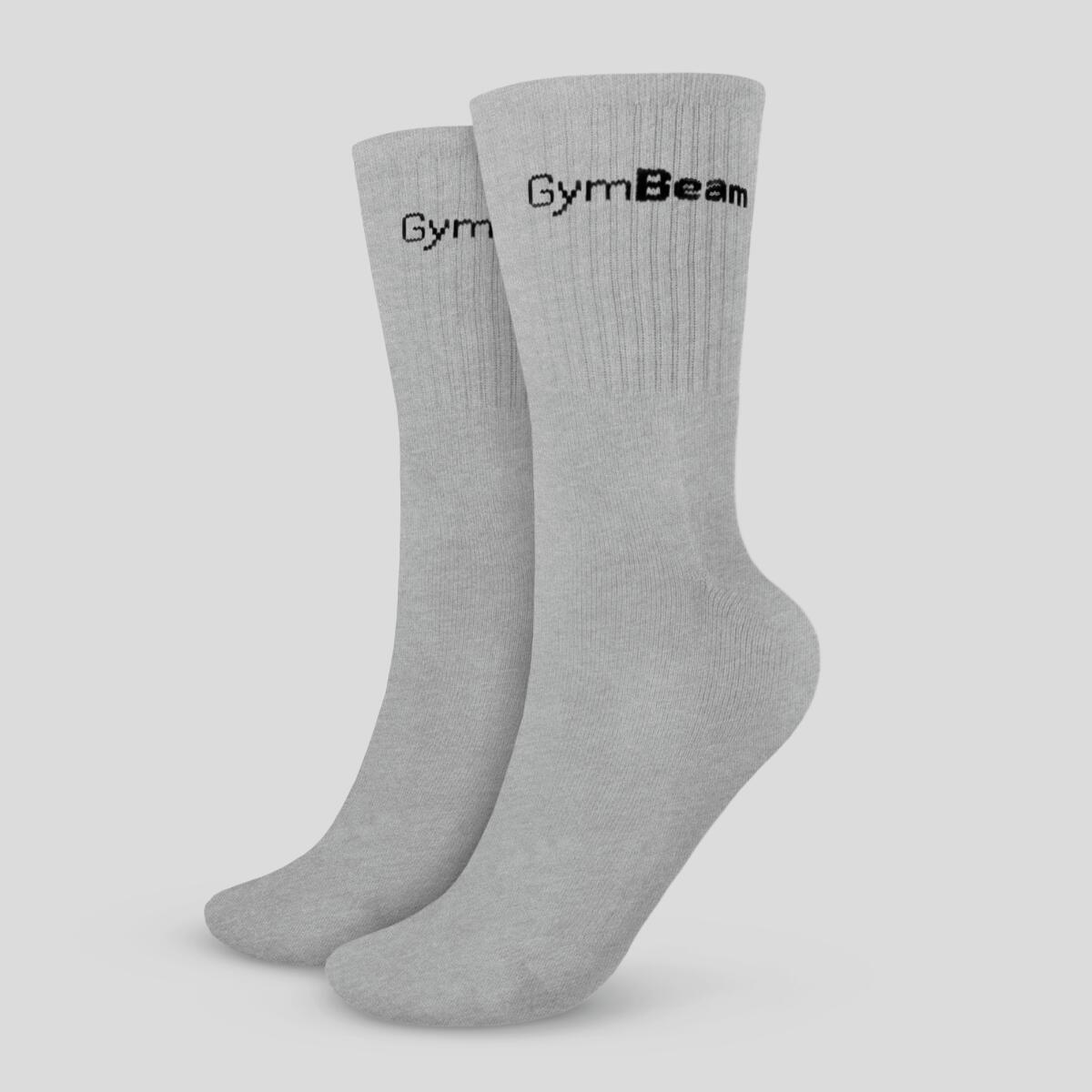 Skarpety unisex fitness 3/4 szare 3Pack 2/4