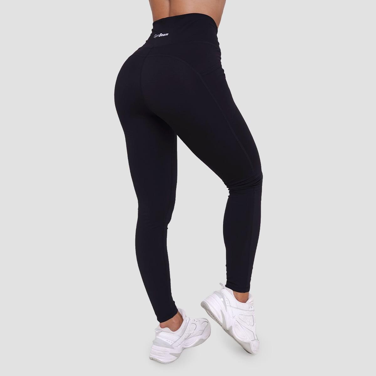 Legginsy damskie fitness z kieszeniami czarne Ignite 3/7
