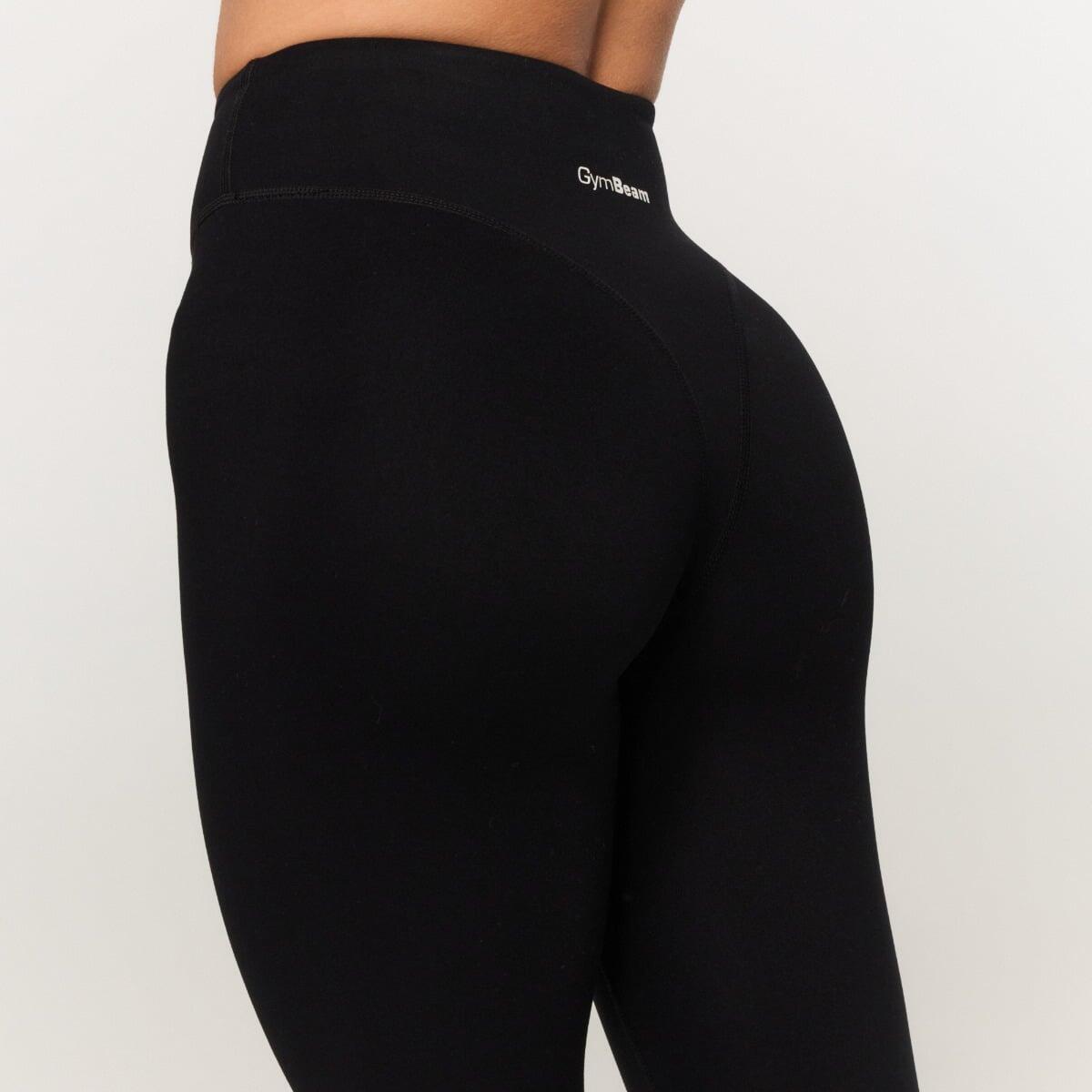 Leggings donna palestra slim neri Fierce 3/7
