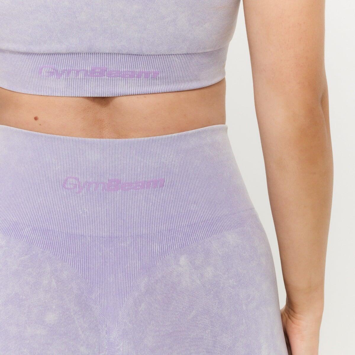 Legginsy damskie fitness bezszwowe fioletowe Lift 2/7
