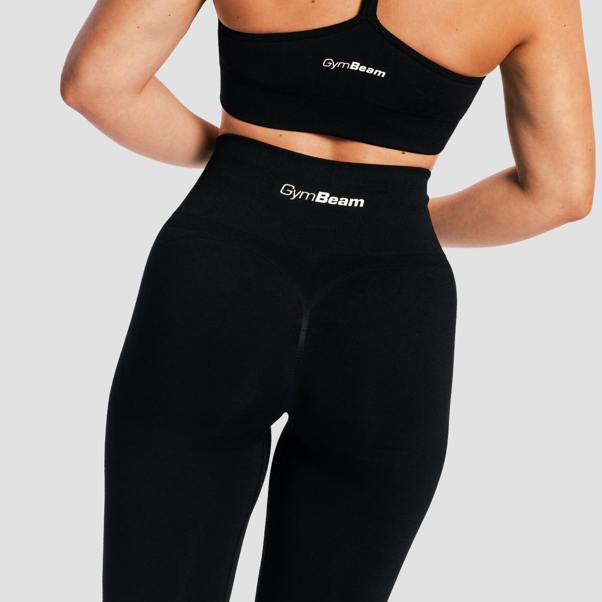 Legginsy damskie fitness bezszwowe czarne Sculpt Seamless 2/7