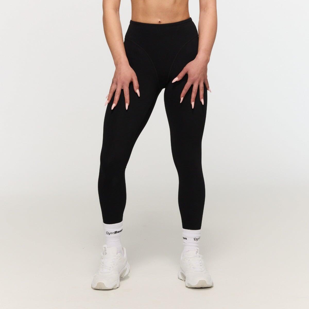 Leggings donna palestra slim neri Fierce 2/7