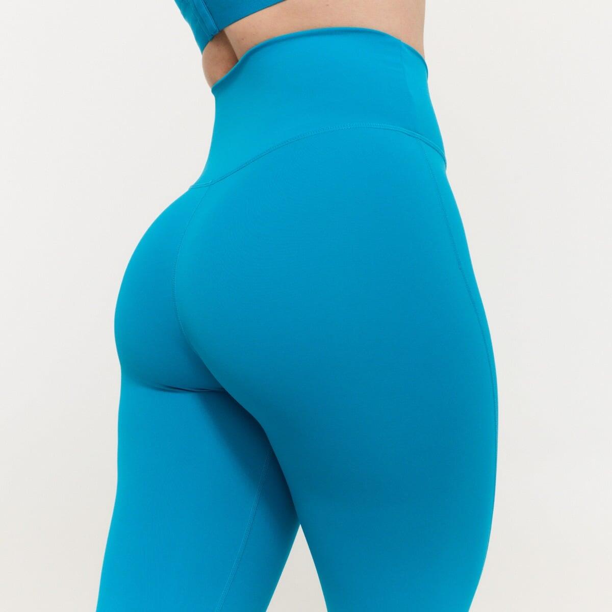 Leggings donna vita alta blu Limitless 5/7