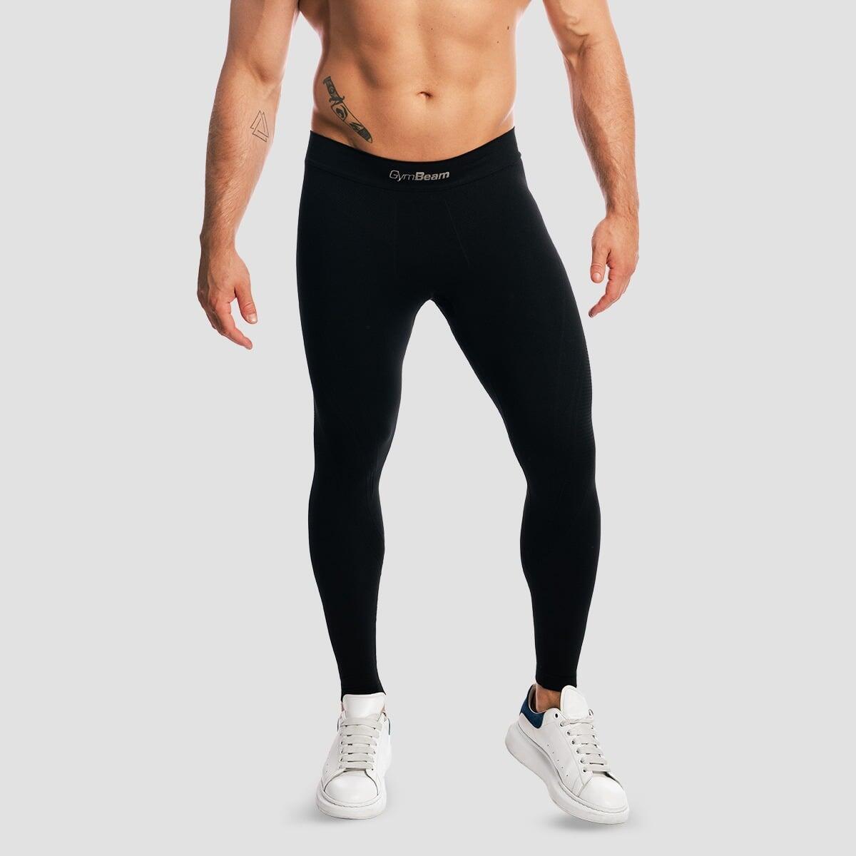 Legginsy męskie bezszwowe termiczne czarne Fuse 4/7