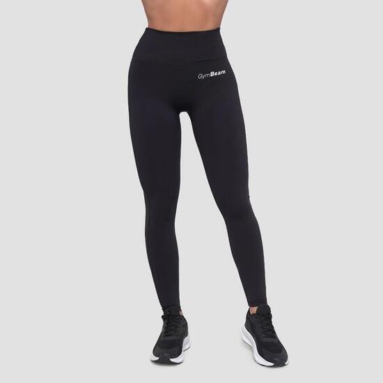 Legginsy damskie fitness z wysokim pasem czarne Essence