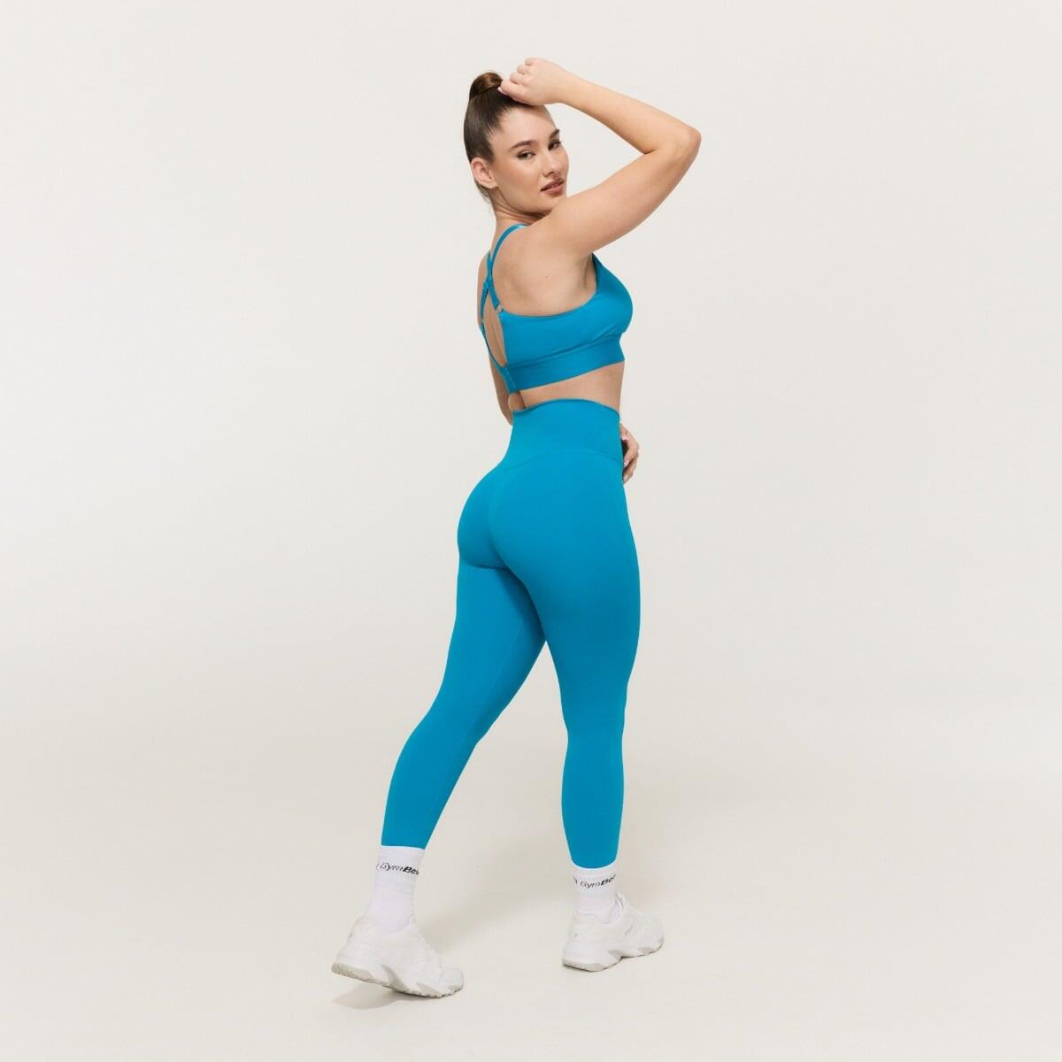 Leggings donna vita alta blu Limitless 6/7