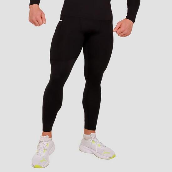 Legginsy męskie fitness kompresyjne czarne High