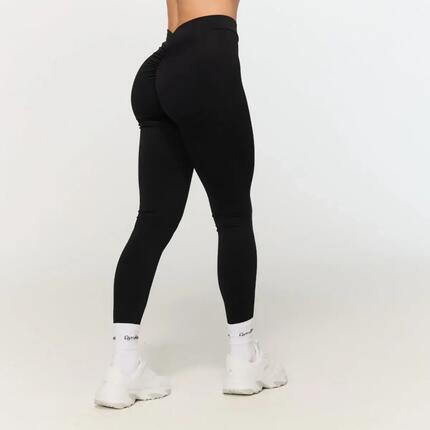 Legginsy damskie fitness z wysokim stanem Fierce V-back