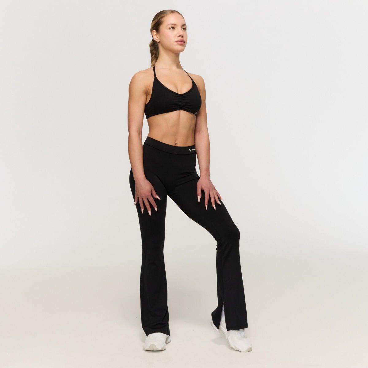 GYMBEAM Dámské kalhoty V-back flare Fierce