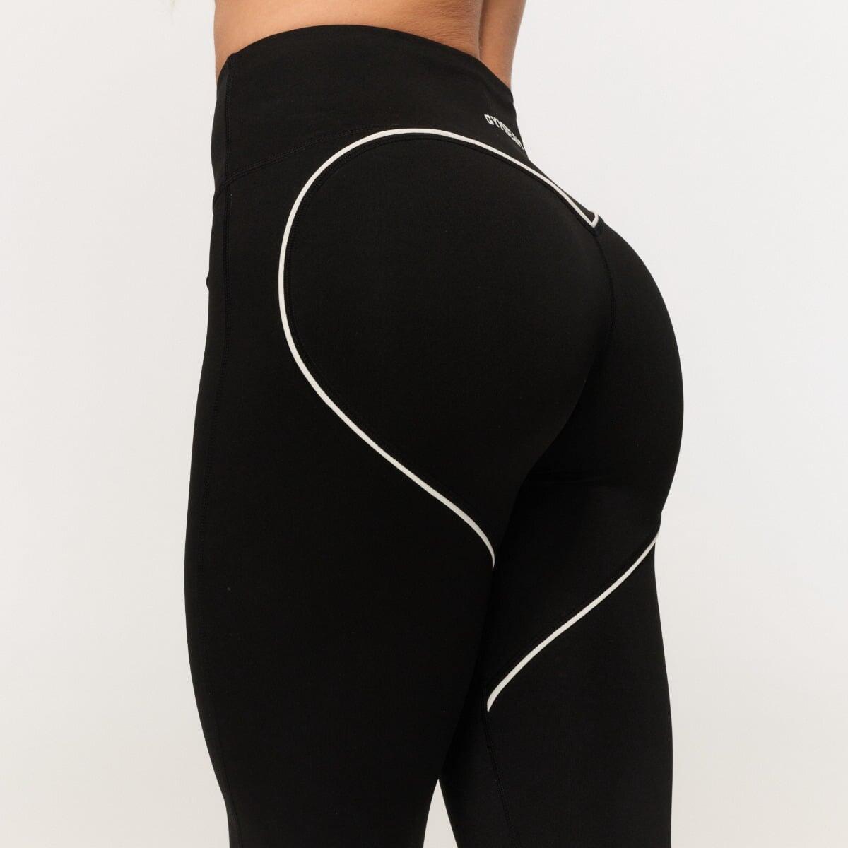 Legginsy damskie fitness z wysokim stanem czarne Varsity 4/7