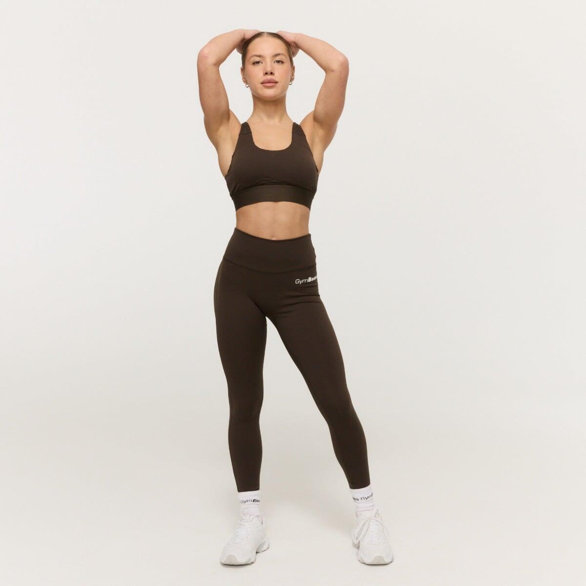 Leggings donna a vita alta marroni Limitless 5/7