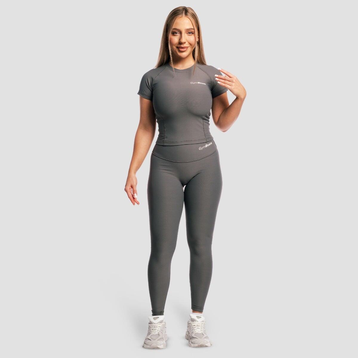 Legginsy damskie fitness z wysokim stanem Core Carbon 5/7