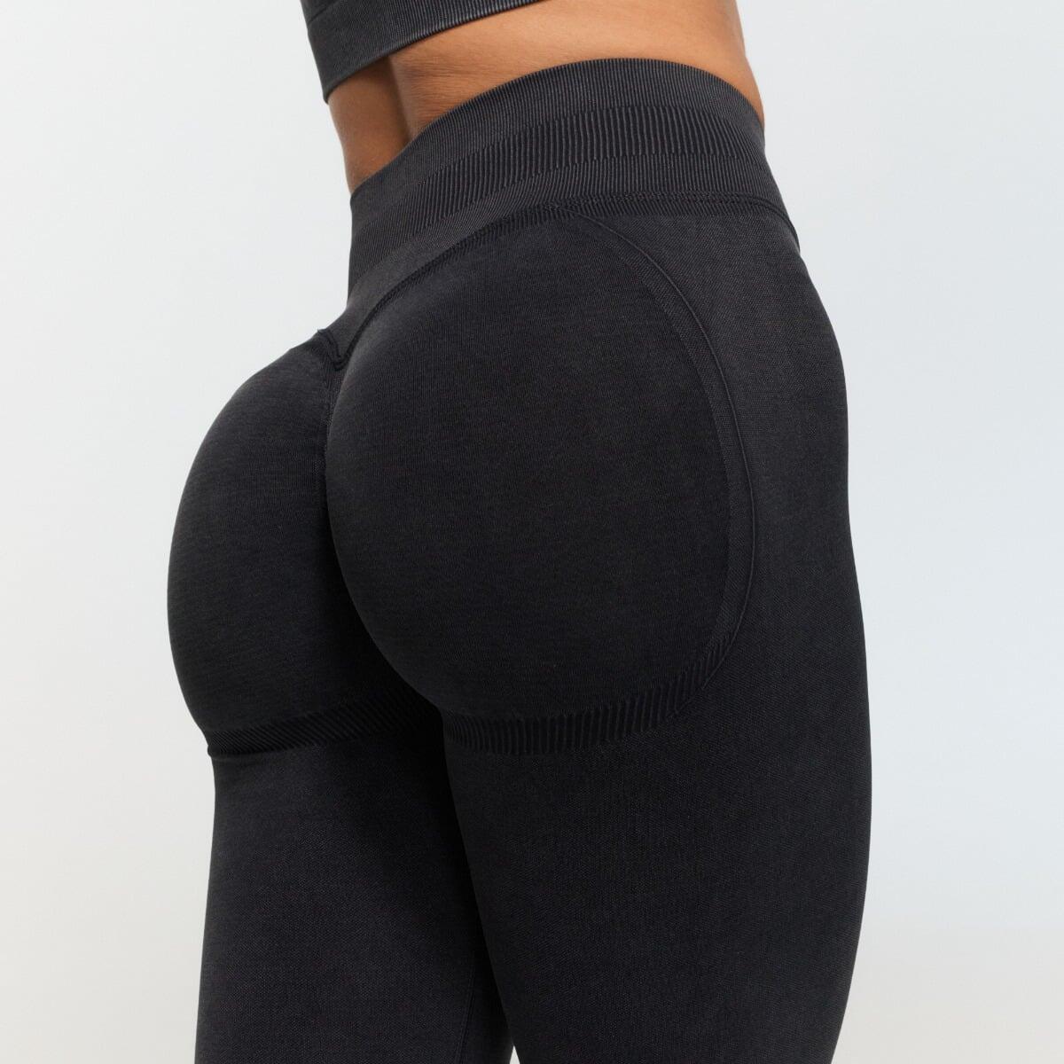Leggings donna fitness seamless grigi Fierce 3/6