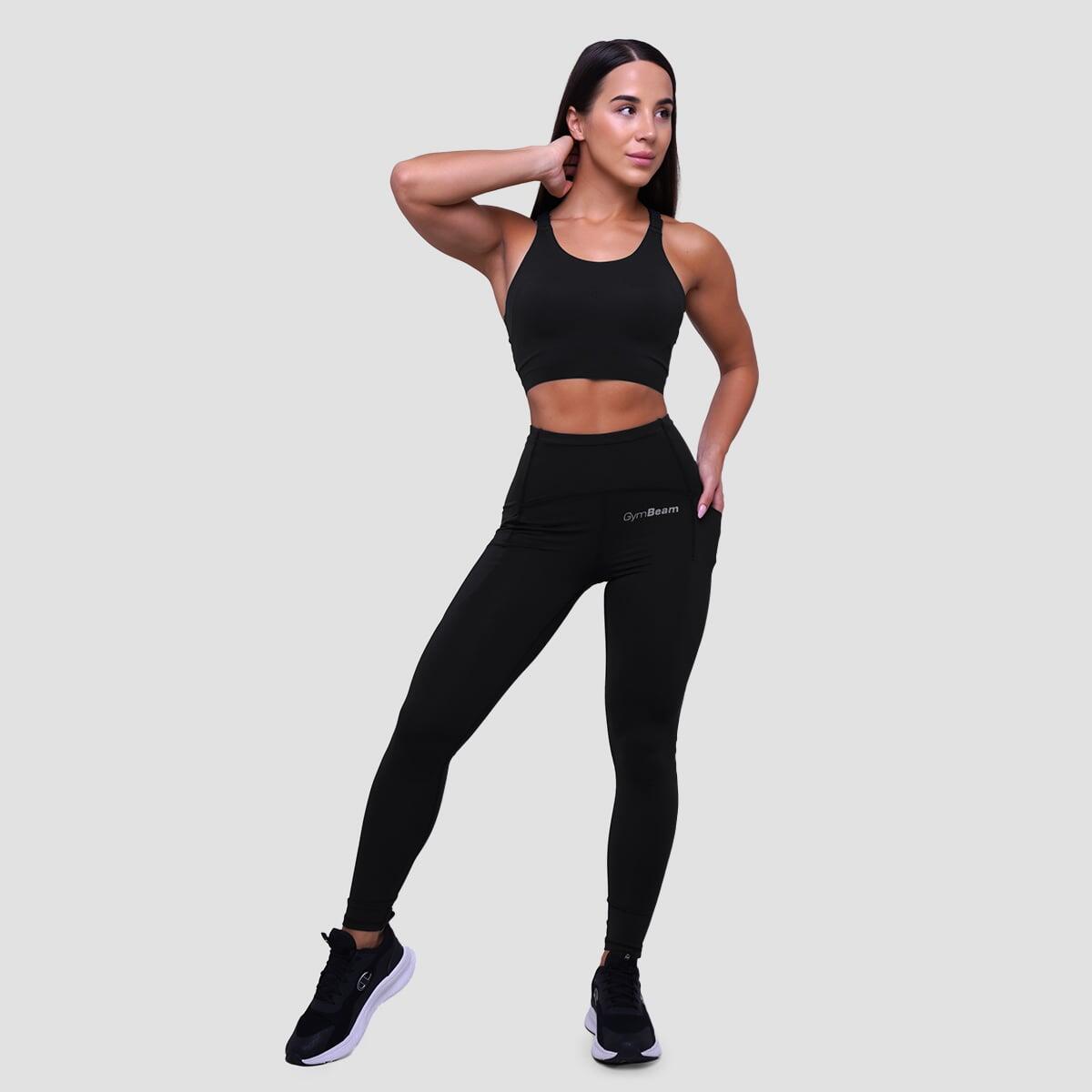 Leggings donna running neri Pulse 6/7