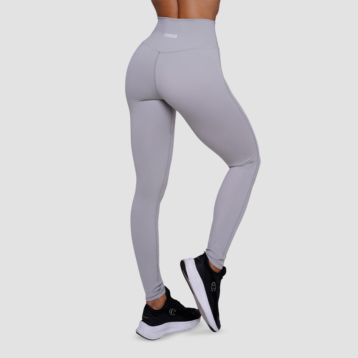 Legginsy damskie functional training z wysokim stanem szare FIT 2/7