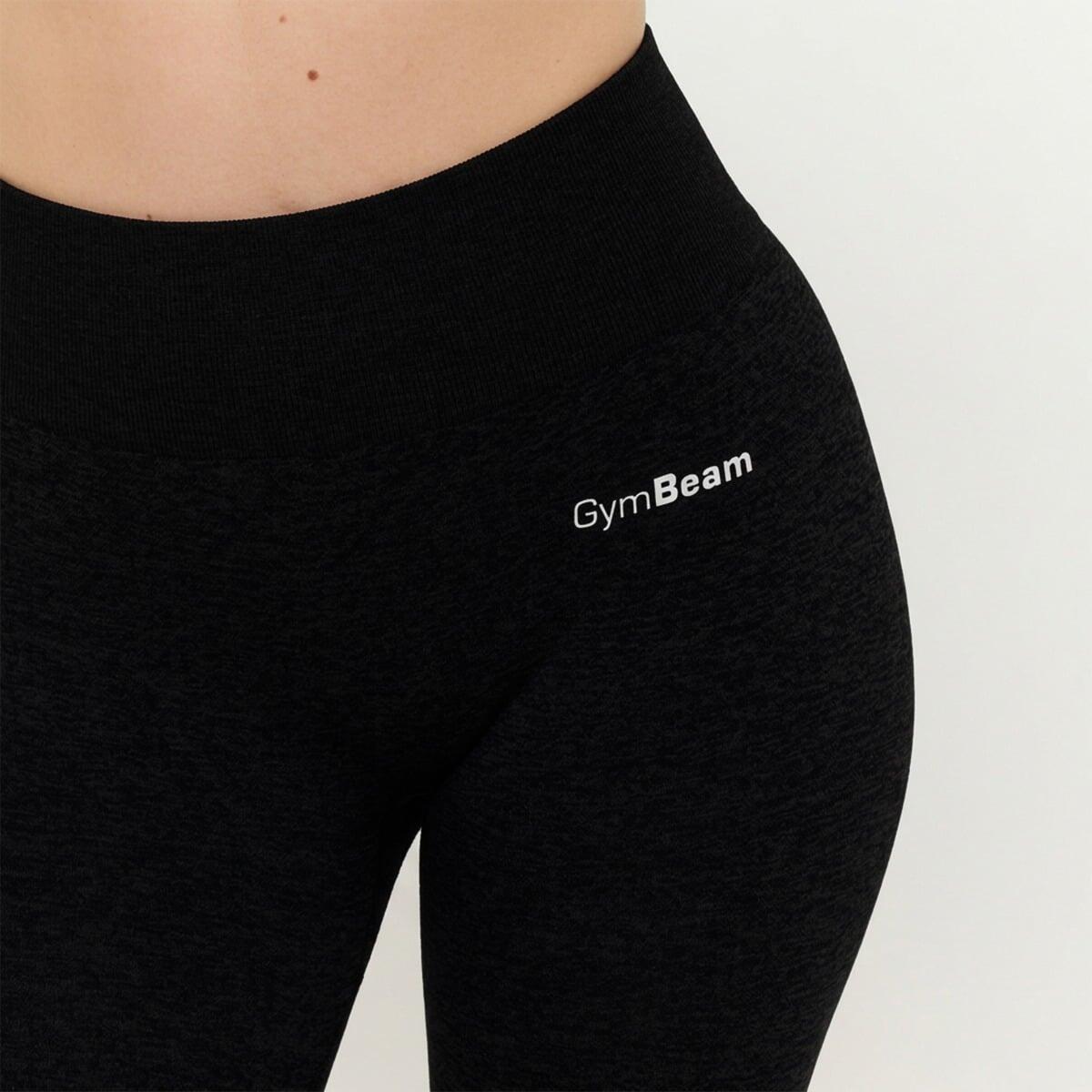 Leggings donna palestra traspiranti neri FLO 2/7