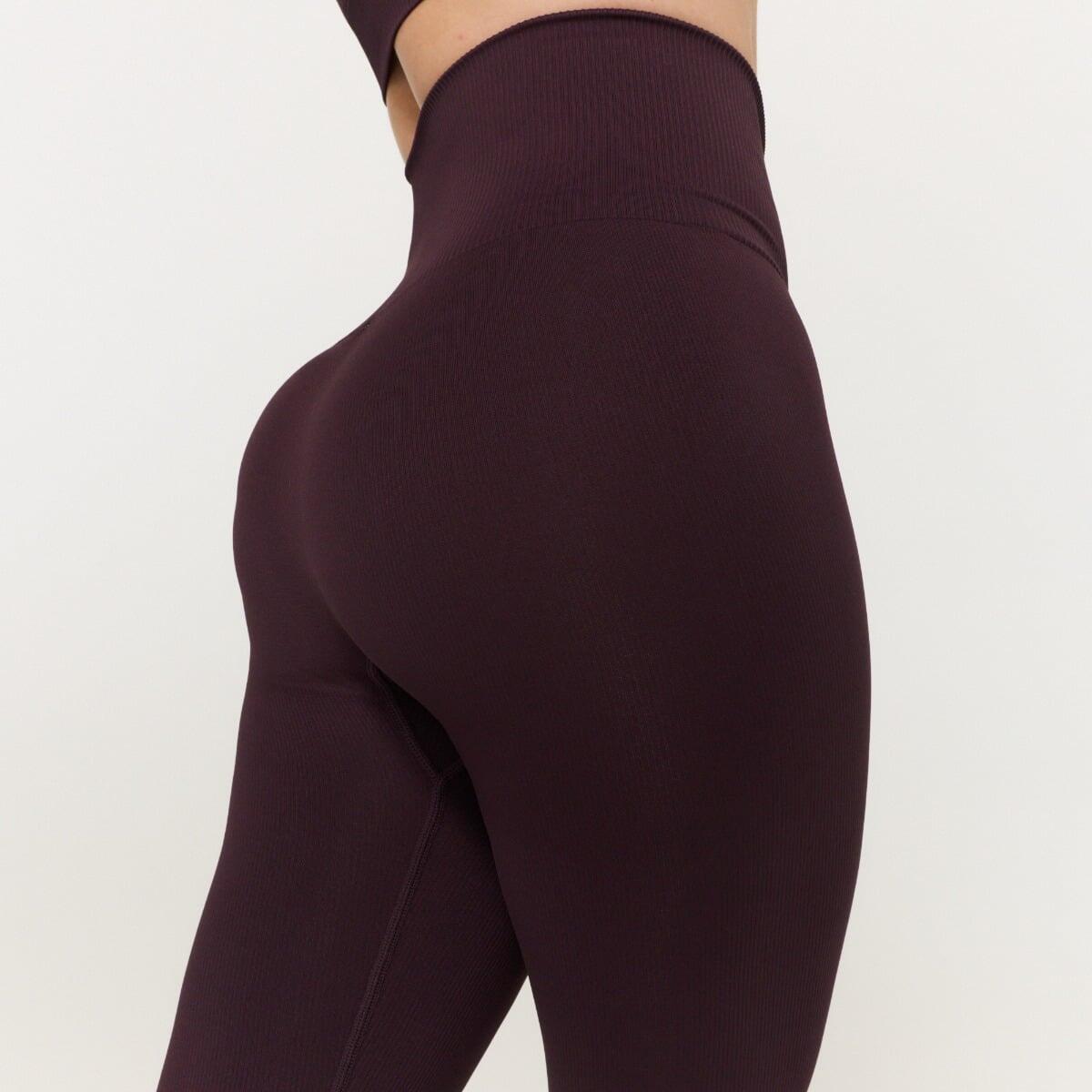 Legginsy damskie fitness bezszwowe z wysokim pasem Eclipse 4/7