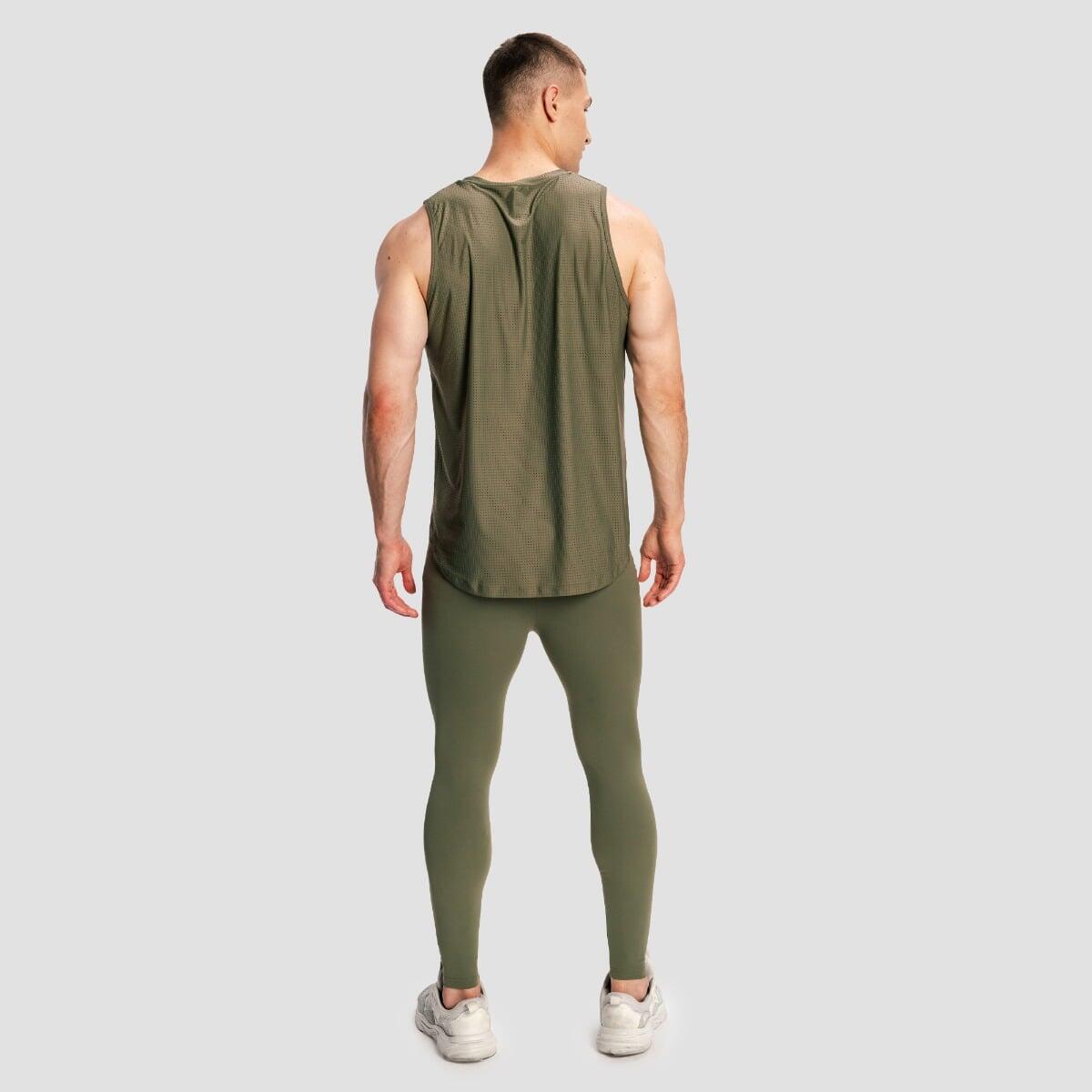 Legginsy męskie sporty walki slim oliwkowoszare Combat 5/7