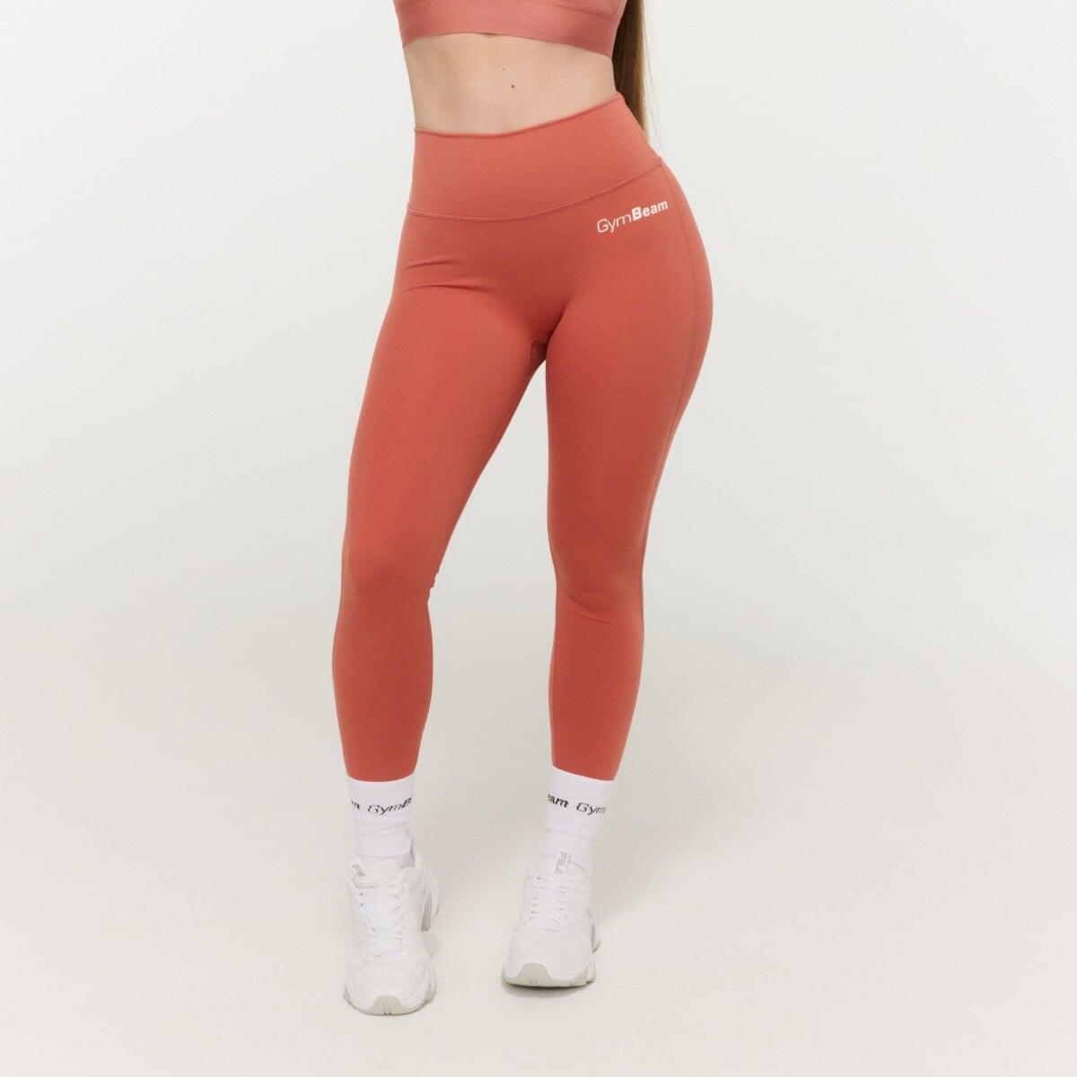 Leggings donna vita alta rossi Limitless 4/7