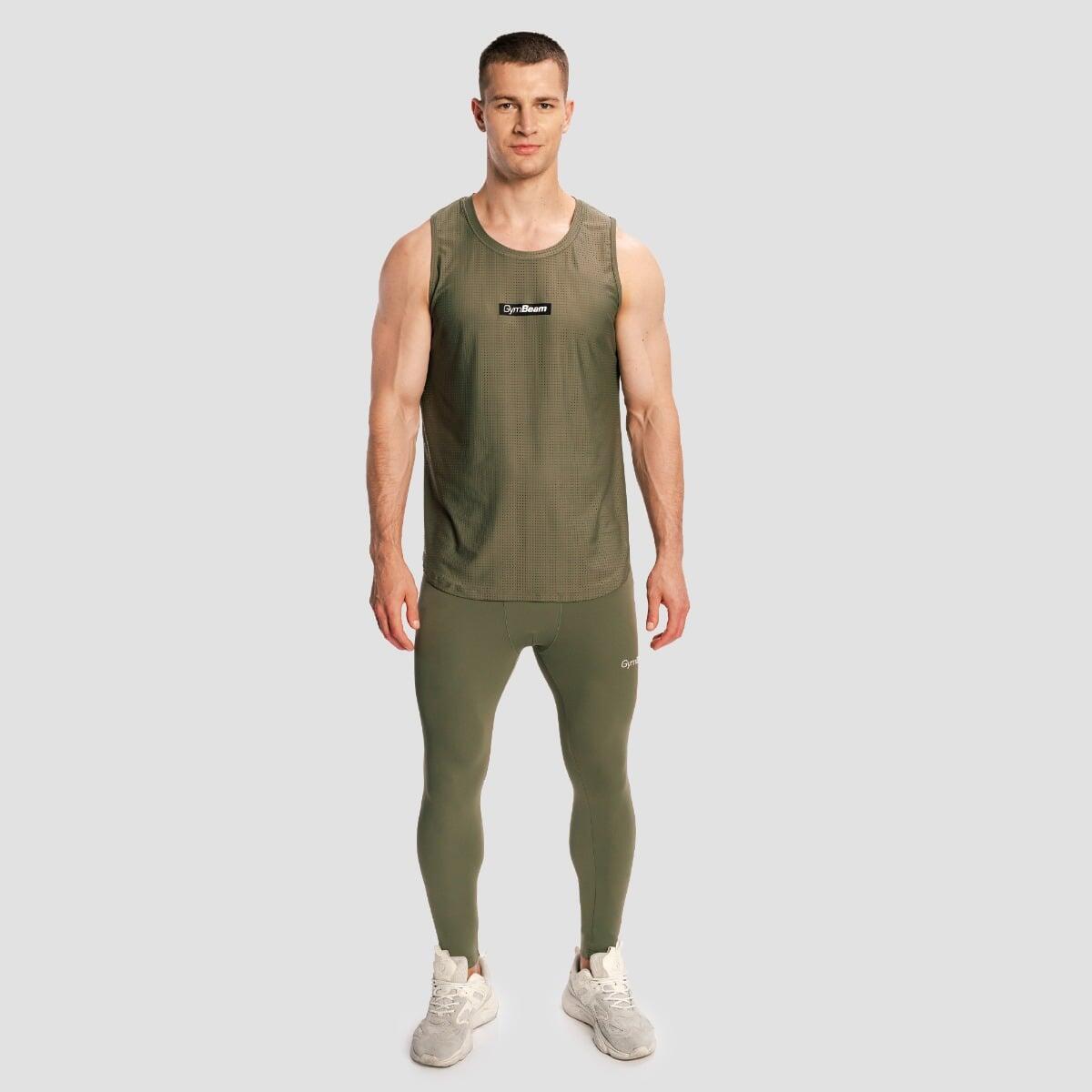 Legginsy męskie sporty walki slim oliwkowoszare Combat 4/7