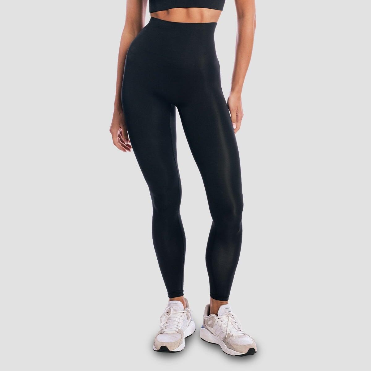 Legginsy damskie fitness z wysoką talią Aura