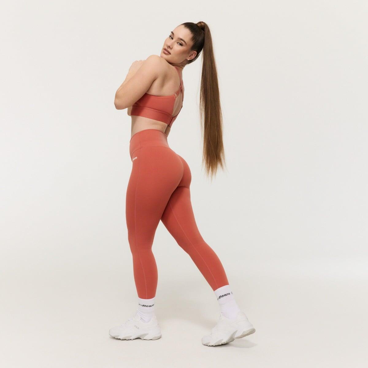 Leggings donna vita alta rossi Limitless 6/7