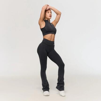 Spodnie damskie fitness bezszwowe flare Fierce