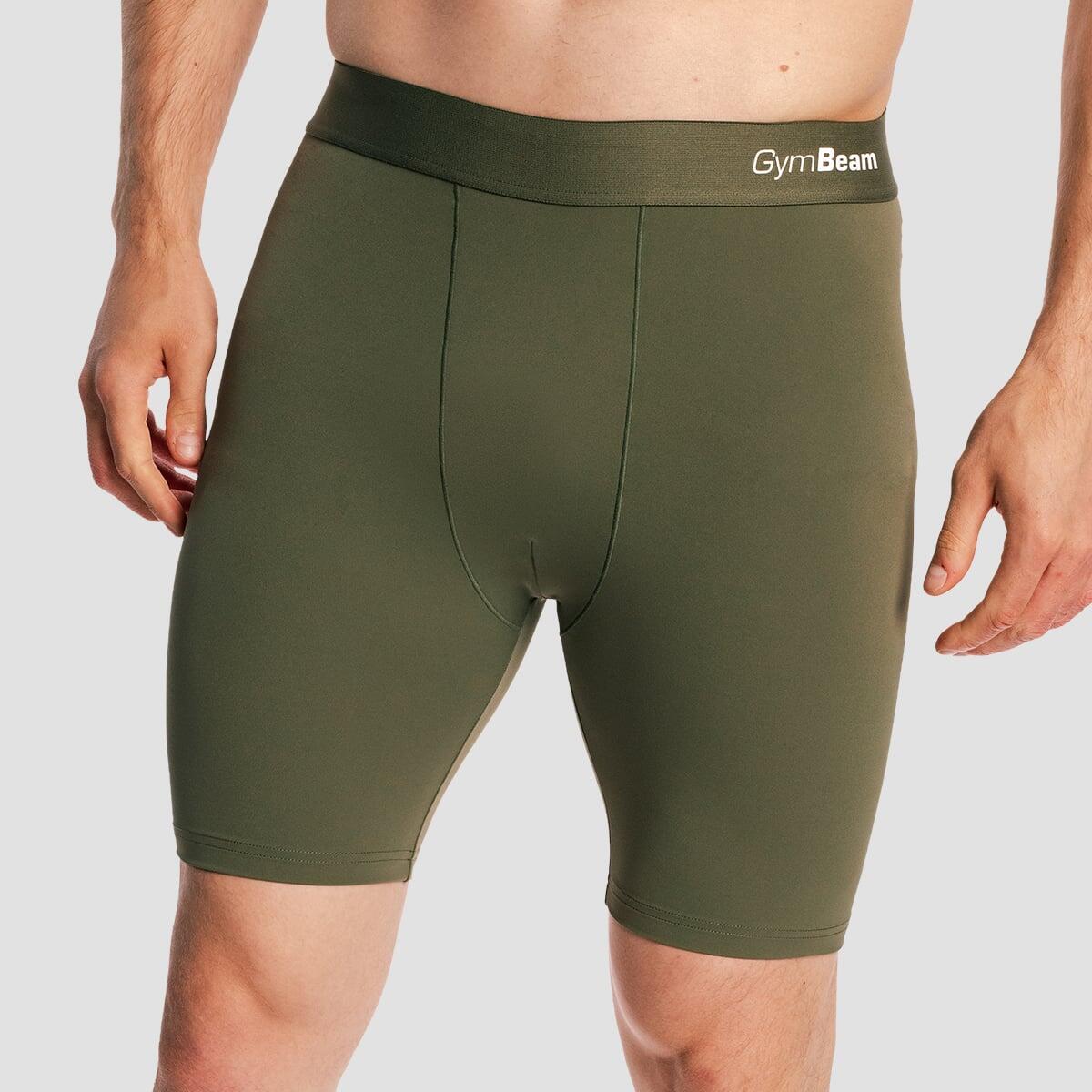 Pantaloncini uomo MMA slim verdi Combat 2/7