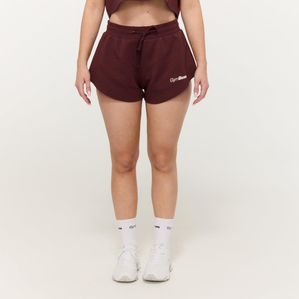 Pantaloncini donna traspiranti rossi Relay 2/7