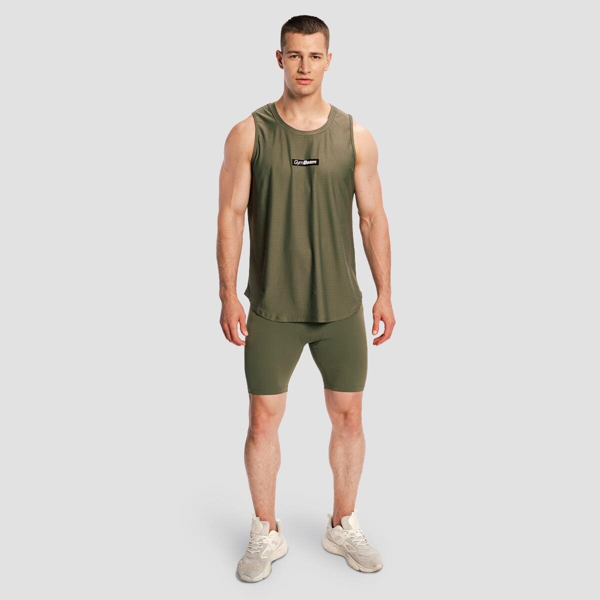 Pantaloncini uomo MMA slim verdi Combat 5/7