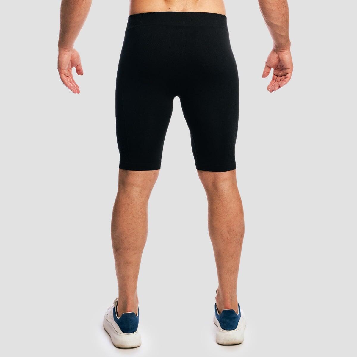 Szorty męskie fitness bezszwowe slim czarne Fuse 4/7