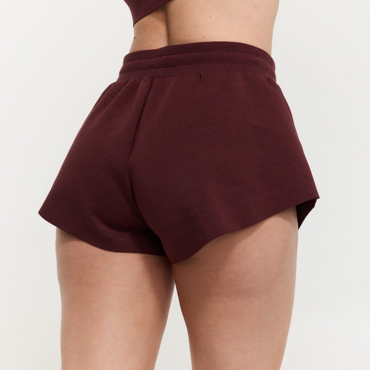 Pantaloncini donna traspiranti rossi Relay 4/7