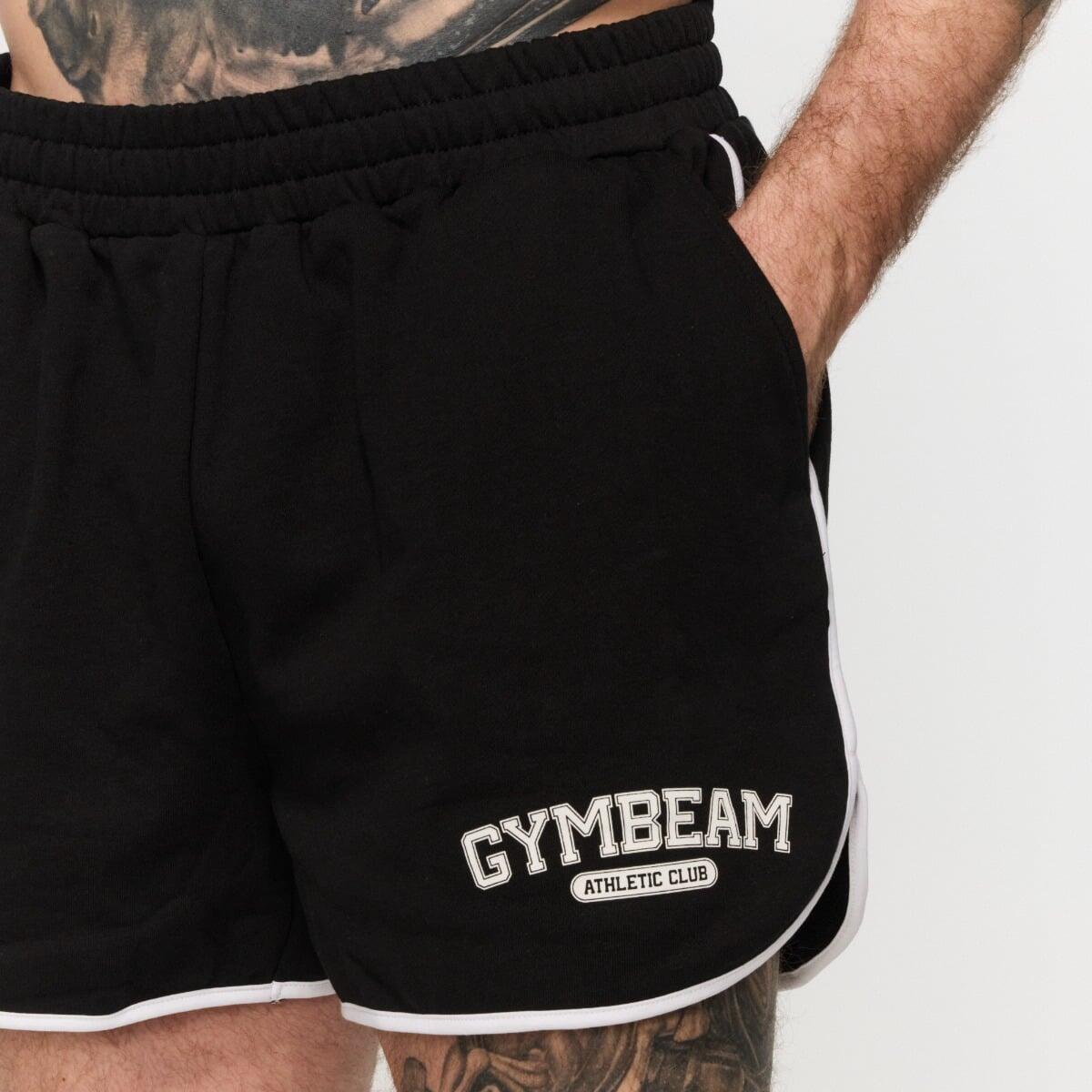 Pantaloncini uomo palestra oversize neri Varsity 4/6
