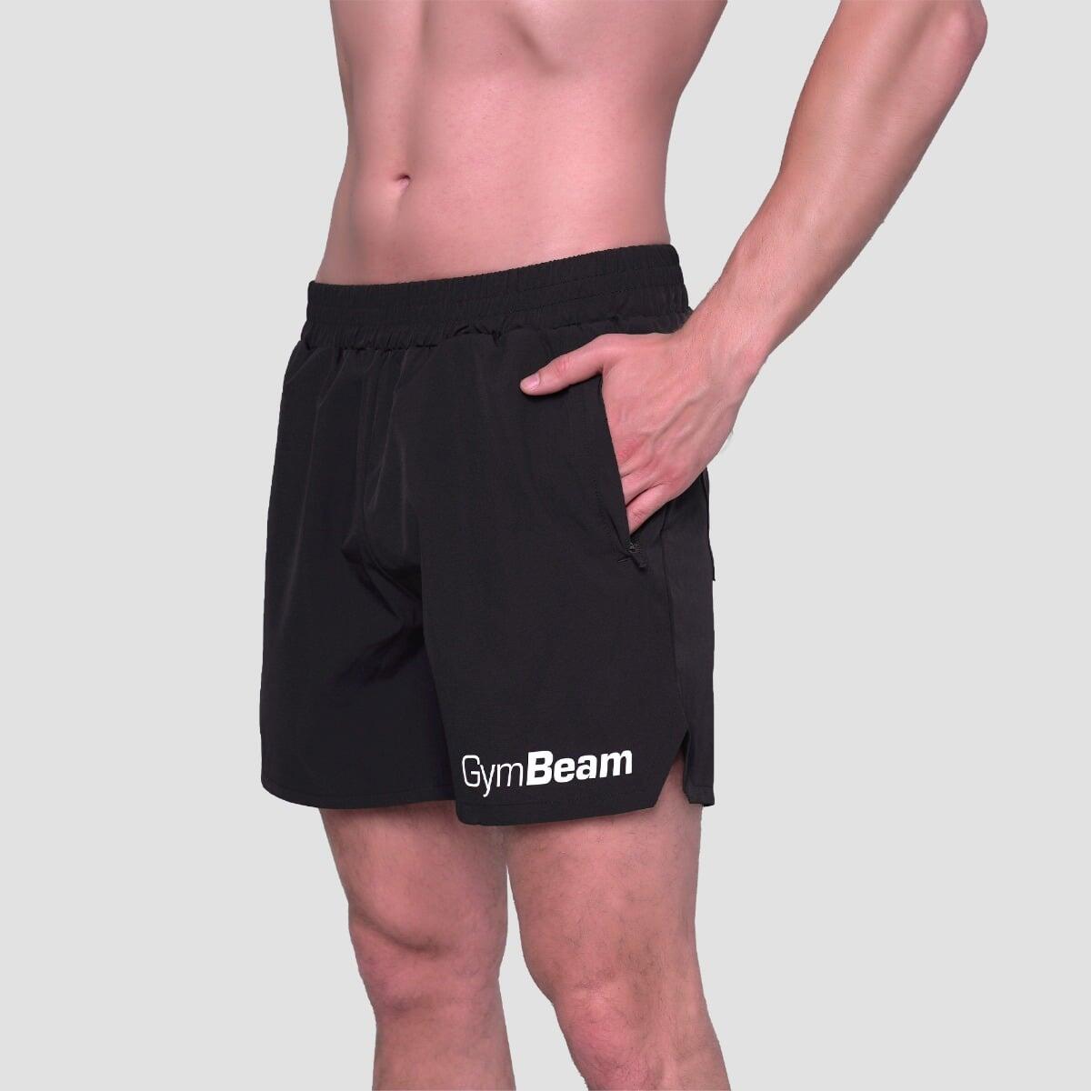 Pantaloncini uomo palestra traspiranti neri Light Essence 3/7