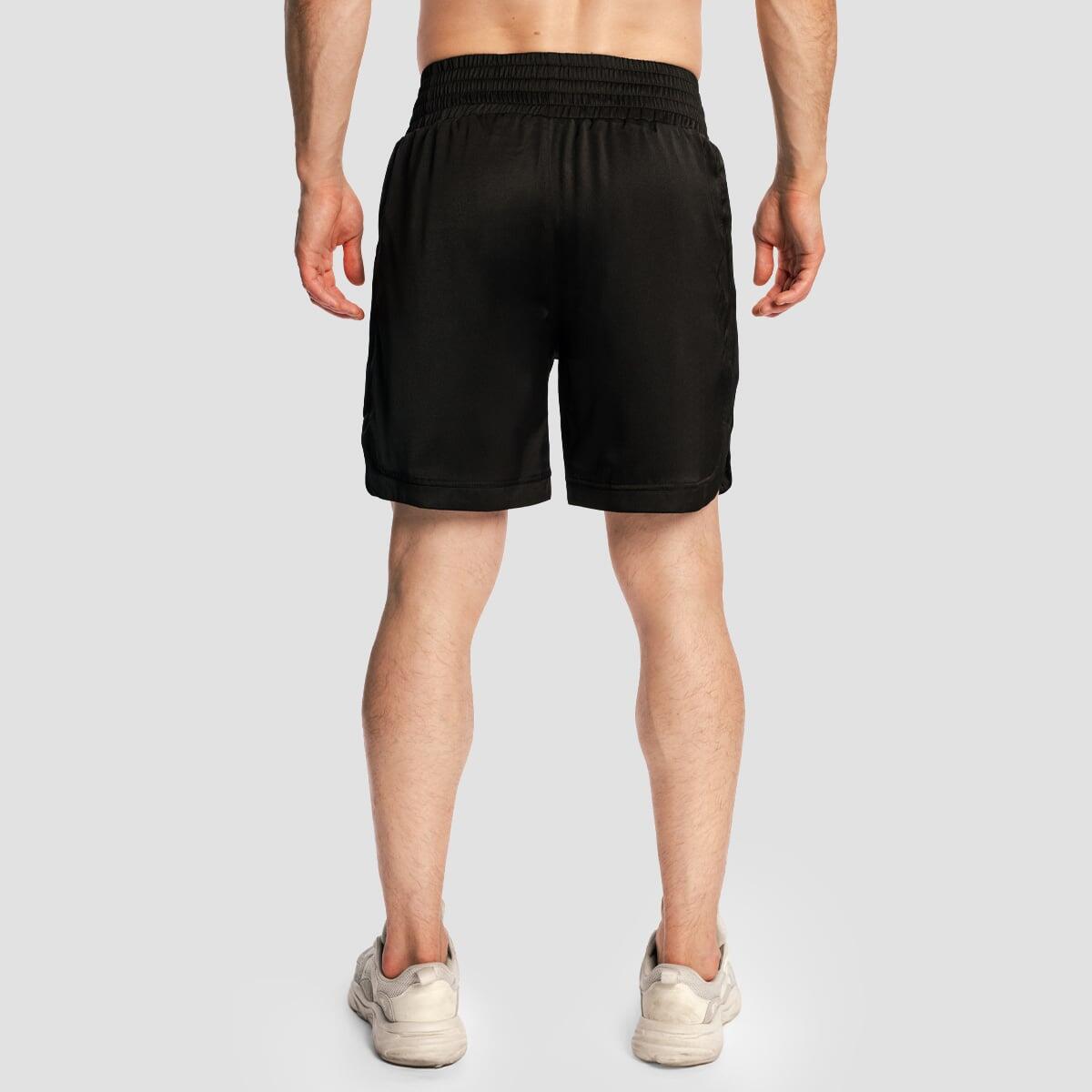 Pantaloncini uomo boxe traspiranti neri Boxing Combat 3/7