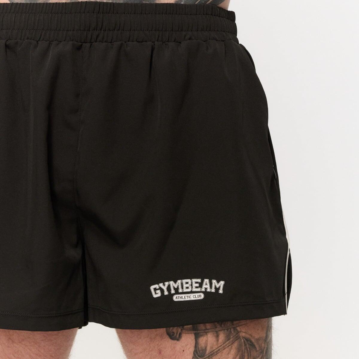Pantaloncini uomo palestra oversize neri Varsity 3/6