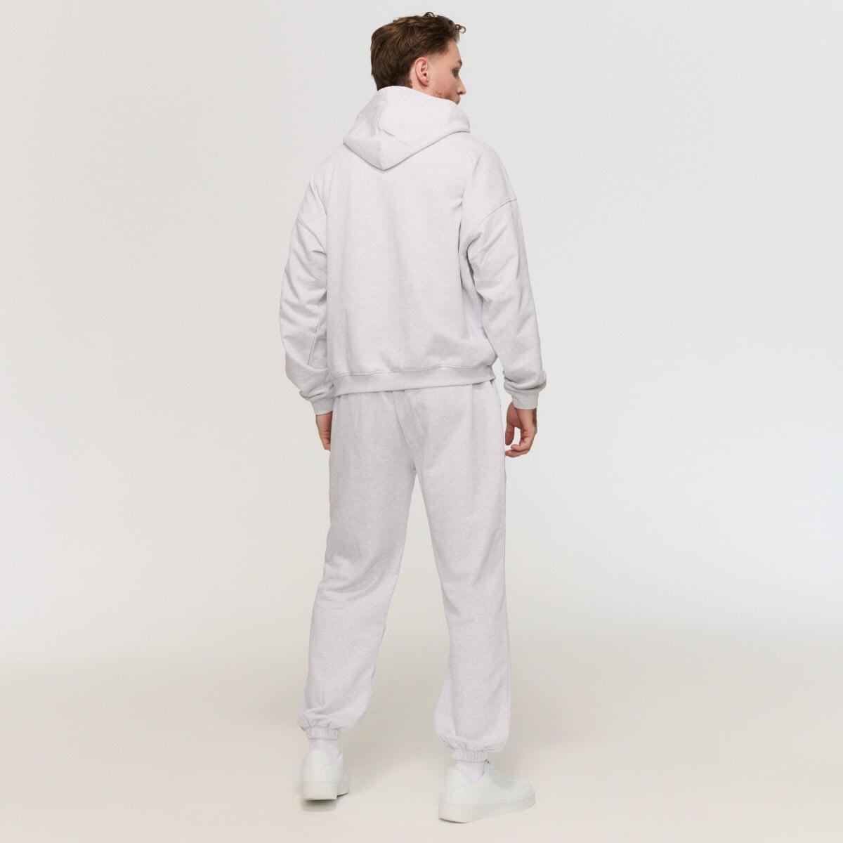 Pantaloni uomo palestra oversize grigi Varsity 2/6