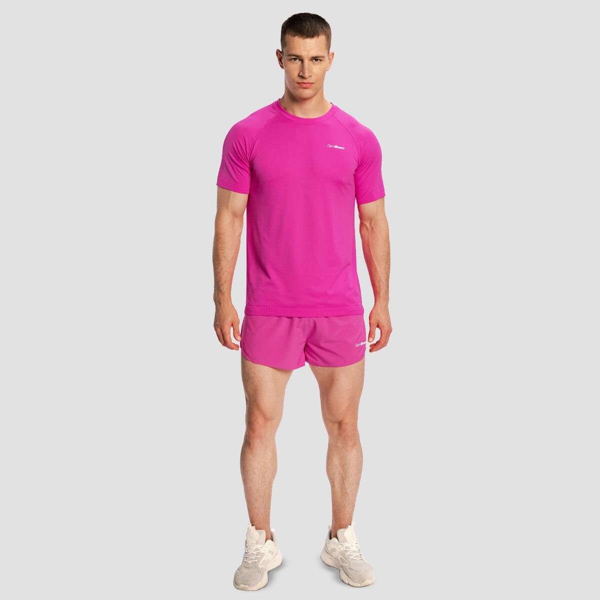 Pantaloncini uomo running traspiranti viola Pulse X 5/7