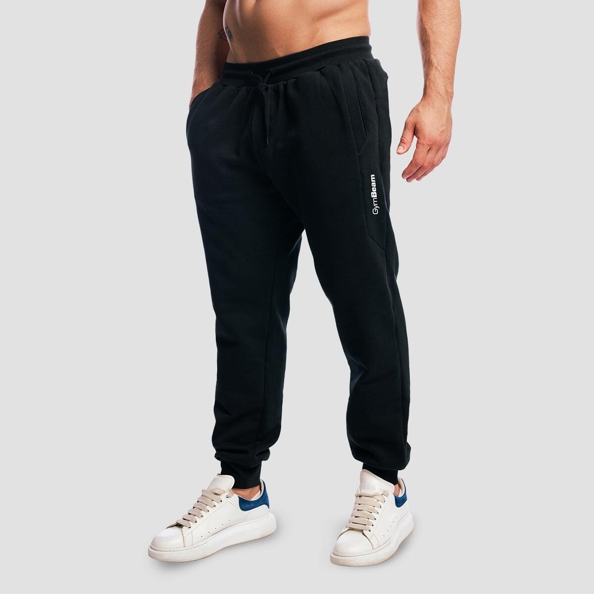 Pantaloni uomo palestra oversize neri Base 2/7