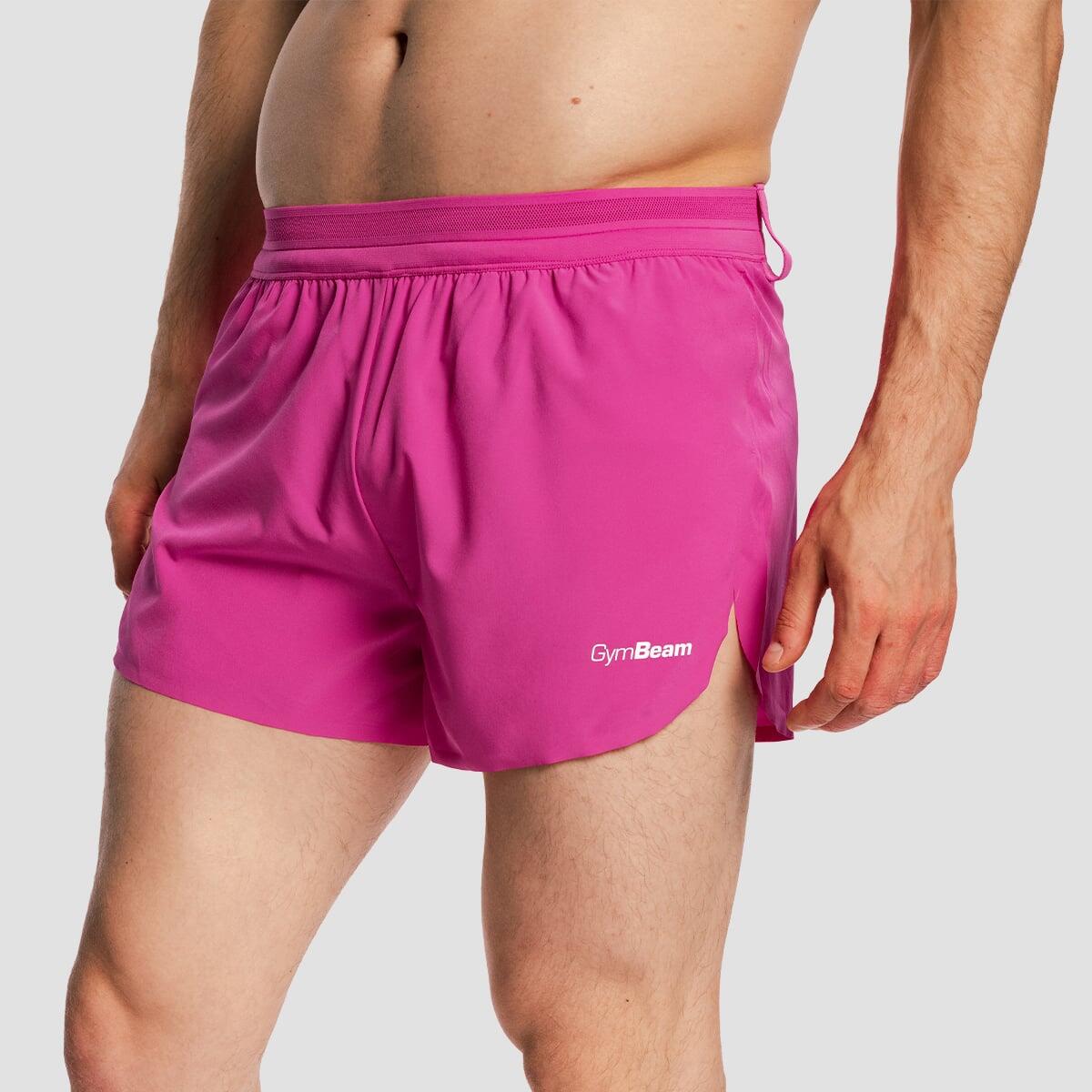 Pantaloncini uomo running traspiranti viola Pulse X 4/7
