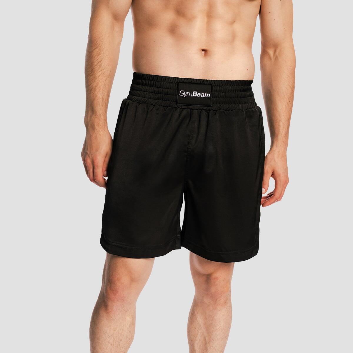 Pantaloncini uomo boxe traspiranti neri Boxing Combat 4/7