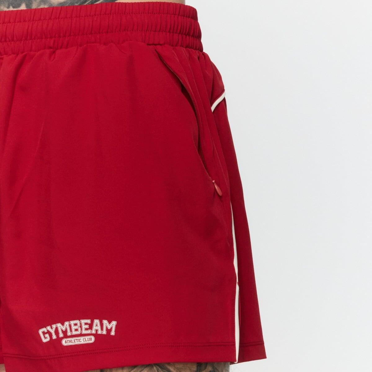 Pantaloncini uomo oversize rossi Varsity 6/7