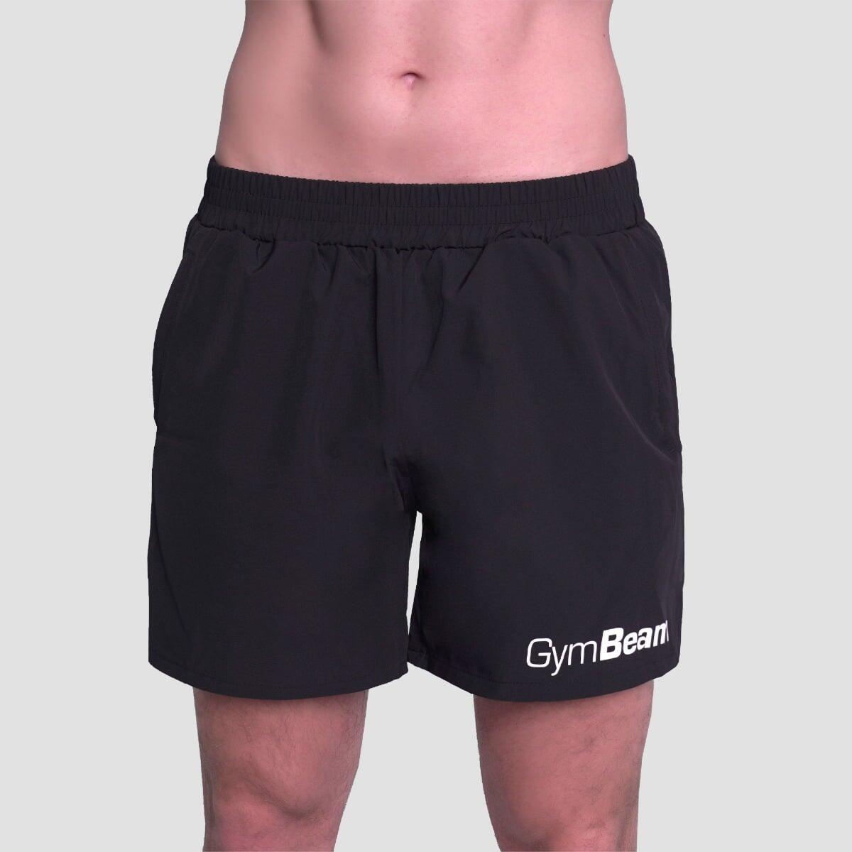Pantaloncini uomo palestra traspiranti neri Light Essence 4/7